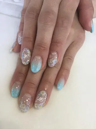 ネイル 💎🐰 saki. m 🐰💎のネイルデザイン