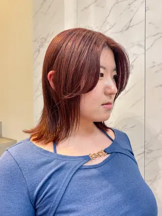 ミディアム miu /透明感カラーのヘアスタイル