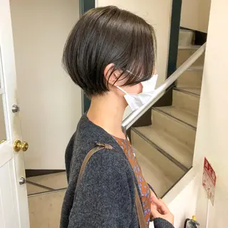 ショート カラー 水野 雪 /パーマ/暖色カラーのヘアスタイル