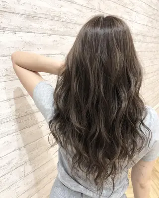 セミロング 池村美月 @透明感カラーのヘアスタイル