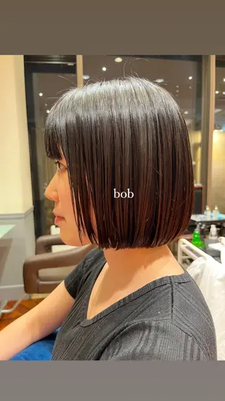 ミディアム ｼｮｰﾄｶｯﾄ 梅田 山下　すみれのヘアスタイル