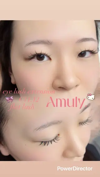 マツエク・マツパ eyelash Amuly.所属・Amuly. momo🍑のマツエク・マツパデザイン