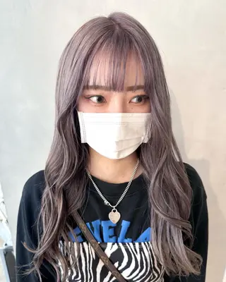 ロング カラー デザインカラー/パー マ🦖外岡咲希🦖のヘアスタイル