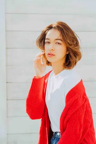 ショート カラー パーマ ヘアアレンジ メンズ キッズ ネイル マツエク・マツパ unu hair所属・藤井 仁紀のヘアスタイル