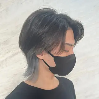 ミディアム カラー メンズ PETZjasmine所属・顔周りカット/透明感 カラー🤍大塚蛍のヘアスタイル