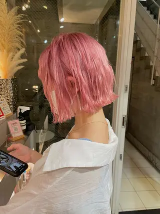 ショート 平成ギャル×韓国 mix💖MIKUのヘアスタイル