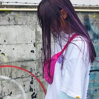 ロング Trip 大名🌟 ブリーチなしカラーのヘアスタイル