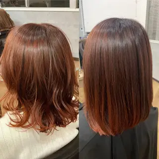 ミディアム SALOWIN心斎橋Suite店所属・ブリーチ毛にもできる 縮毛矯正|鷹司郎のヘアスタイル