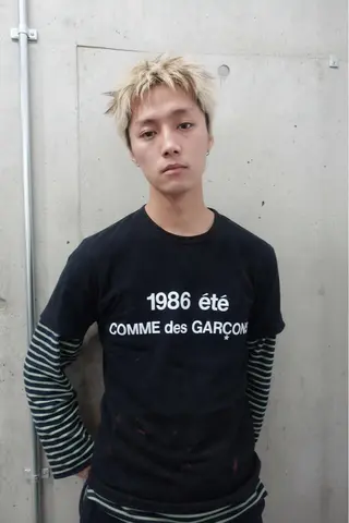 カラー メンズ キタダ ヒロキのヘアスタイル