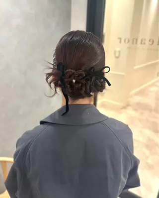 ヘアアレンジ ubu share salon所属・鈴村緋女／ヘアセット ／耳ツボジュエリーのその他イメージ