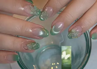 ネイル By moonネイル 🌷ワンホン/韓国風のネイルデザイン