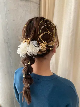 ヘアアレンジ 🦋Misaki🦋 メンズパーマ/着付けのその他イメージ