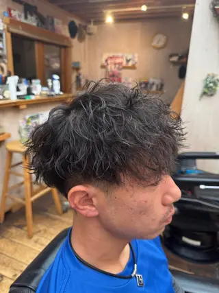 パーマ メンズ MY FIRST大山 一輔のヘアスタイル