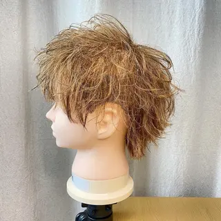 ショート カラー パーマ ヘアアレンジ メンズ キッズ メンズ特化 美容師かずまのヘアスタイル