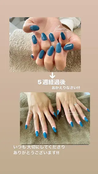 ネイル フルリール 【プライベートサロンのネイルデザイン