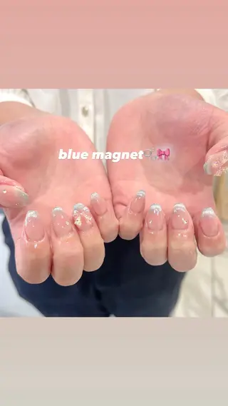 ネイル 🎀チーク/ちゅるん 🫧chisa🎀のネイルデザイン