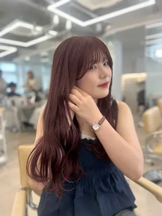 ロング カラー 👒透明感カラー yui👒のヘアスタイル