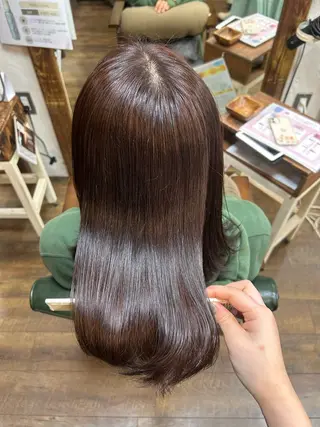 ミディアム カラー 徳 永のヘアスタイル