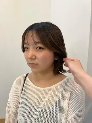 ショート ボブ／ミニボブ／ akaneのヘアスタイル