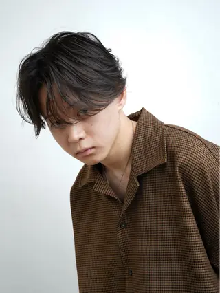 メンズ ✨メンズパーマ&大人 ショート✨　小野匠登のヘアスタイル