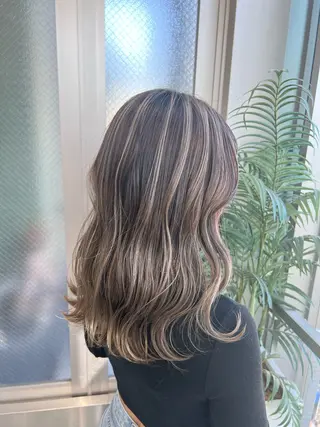 ロング カラー ヘアアレンジ ✨カチモリ✨レイヤー 韓国ヘア🇰🇷ゆいのヘアスタイル