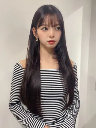 カラー AO所属・RISAKO 艶髪モテヘア🎀府中のヘアスタイル