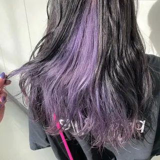 ロング カラー ヘアアレンジ maoブリーチ無し 似合わせカラーのヘアスタイル