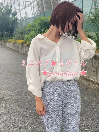 ショート カラー grand juteのヘアスタイル