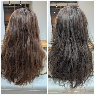 セミロング 辻花 さおりのヘアスタイル