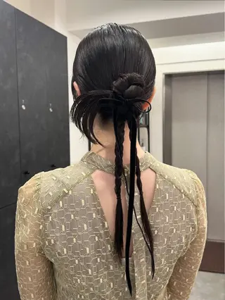 ロング ヘアアレンジ 銀座/ヘアセット/ 島村美帆のヘアスタイル