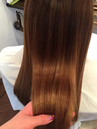 ロング いしだ みさきのヘアスタイル