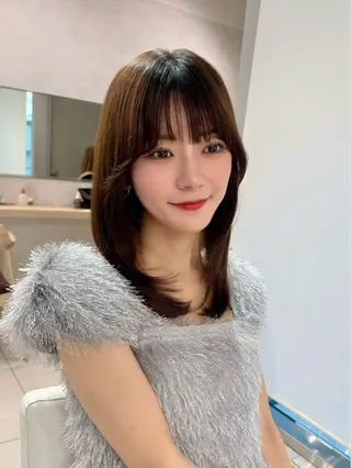 ロング ショート/ボブ/ 白髪ぼかし/しんやのヘアスタイル