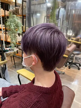 ミディアム カラー パーマ 初めでも安心🌟 newi町田✂のヘアスタイル