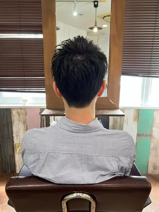 ショート メンズ ババ リョウゴのヘアスタイル