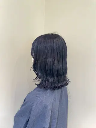 ミディアム アオイ/透明感カラー レイヤー🌙のヘアスタイル