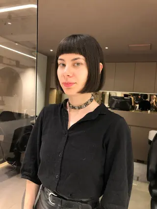 ショート rino🤍 恵比寿レイヤーカットのヘアスタイル