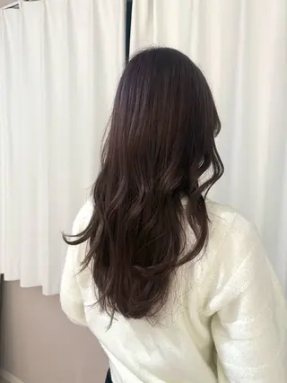 ロング 似合わせカット🫧 🍒艶カラーのヘアスタイル