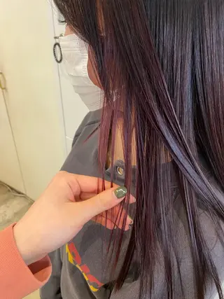 ロング カラー miku 🫧のヘアスタイル