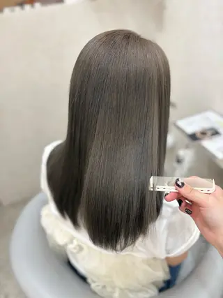 ミディアム 新宿/韓国ヘア 中明度カラー/かやのヘアスタイル