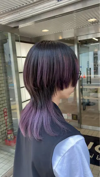 セミロング カラー 🌞レイヤー×カラー 前川那津美🌞のヘアスタイル