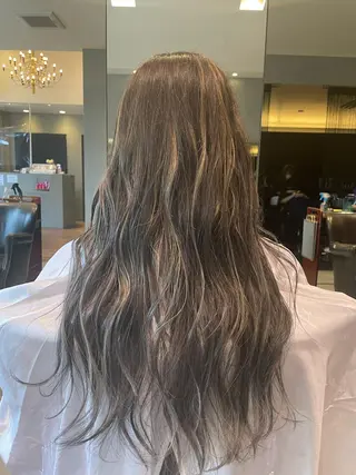 ロング カラー 🍒serika 暖色カラー 🍒のヘアスタイル