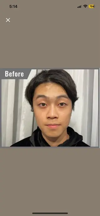 アイブロウ プラスエイト新宿店所属・メンズアイブロウ 山野の眉毛・アイブロウイメージ