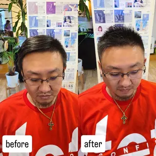 メンズ シ マのヘアスタイル