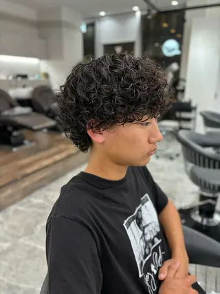 パーマ メンズ 🍐シャドウパーマ メンズ特化/守岡🍐のヘアスタイル