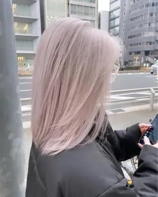 ミディアム 加藤 利基のヘアスタイル