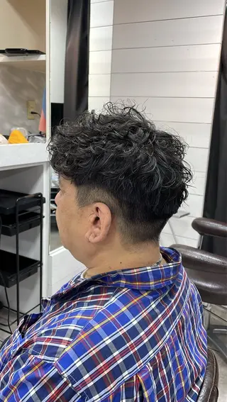 ショート パーマ メンズ 【brace小阪店】 店長   村上直也のヘアスタイル