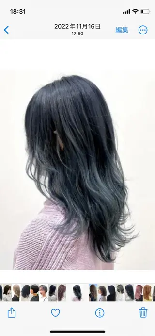 セミロング カラー FRAME spa&hair room博多店【フレーム】所属・髪質改善｜顔周り｜博 多｜川上智也のヘアスタイル