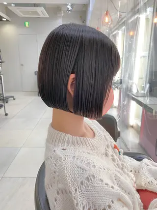 ショート ボブ/くびれボブ /植原健太のヘアスタイル