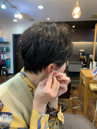 ショート 縮毛矯正/ショート/ レイヤー/畑中正敏のヘアスタイル