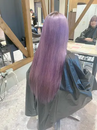 ロング カラー 透明感特化美容師🌈 神保克行のヘアスタイル